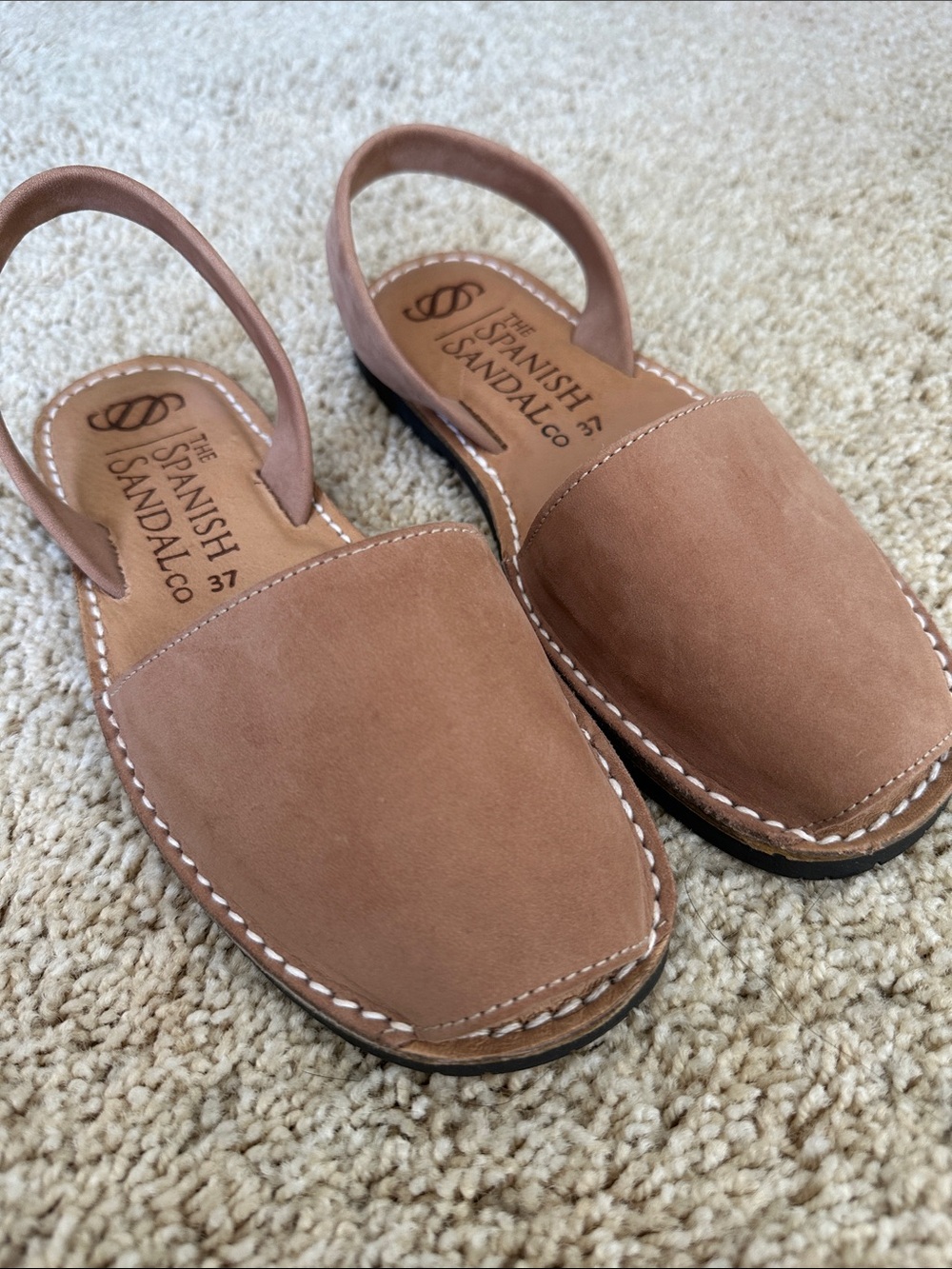 Women’s Brown Leather Slingback Sandals